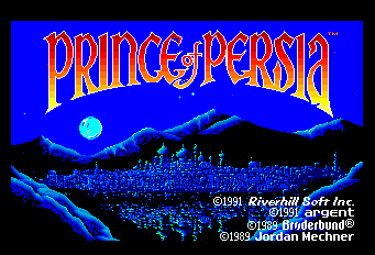 Prince of Persia Title Screen